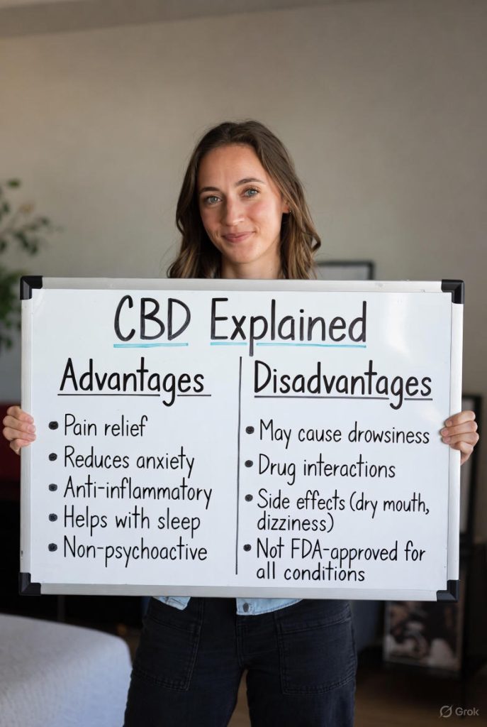Best CBD Explained: Essential Guide to Benefits and Risks Dropper of golden best CBD oil held up against a bright background