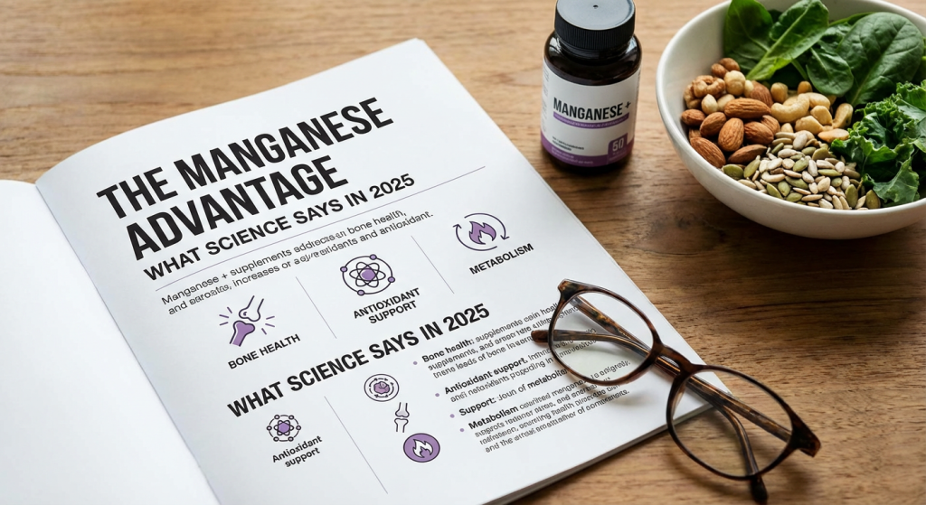 Manganese intake: Why is it beneficial? Benefits of taking manganese supplements for bone health and metabolism