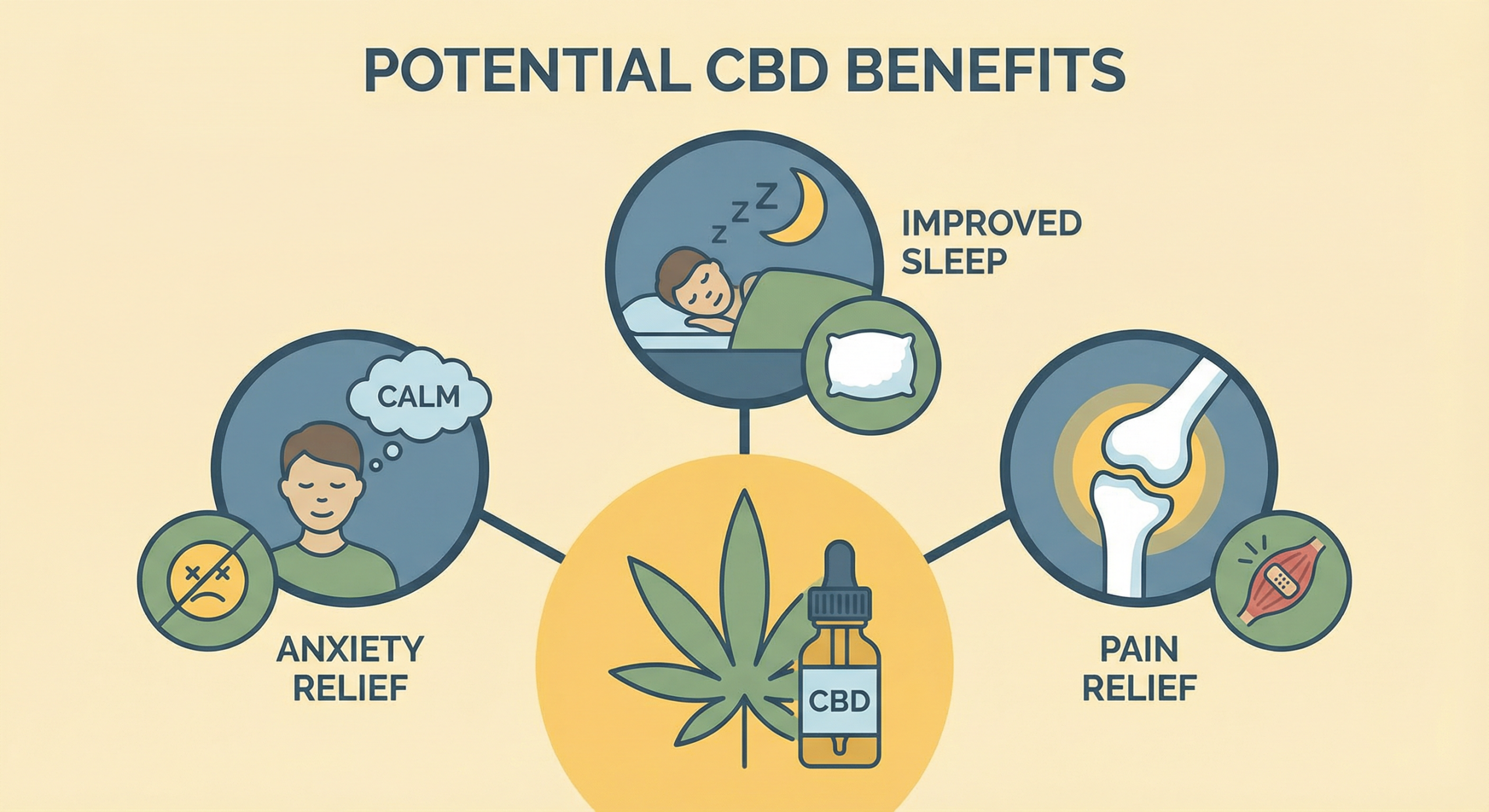 Dropper of golden CBD oil held up against a bright background