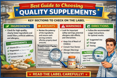 Best Guide how to choose Quality Supplements Best Guide how to choose Quality Supplements label checklist